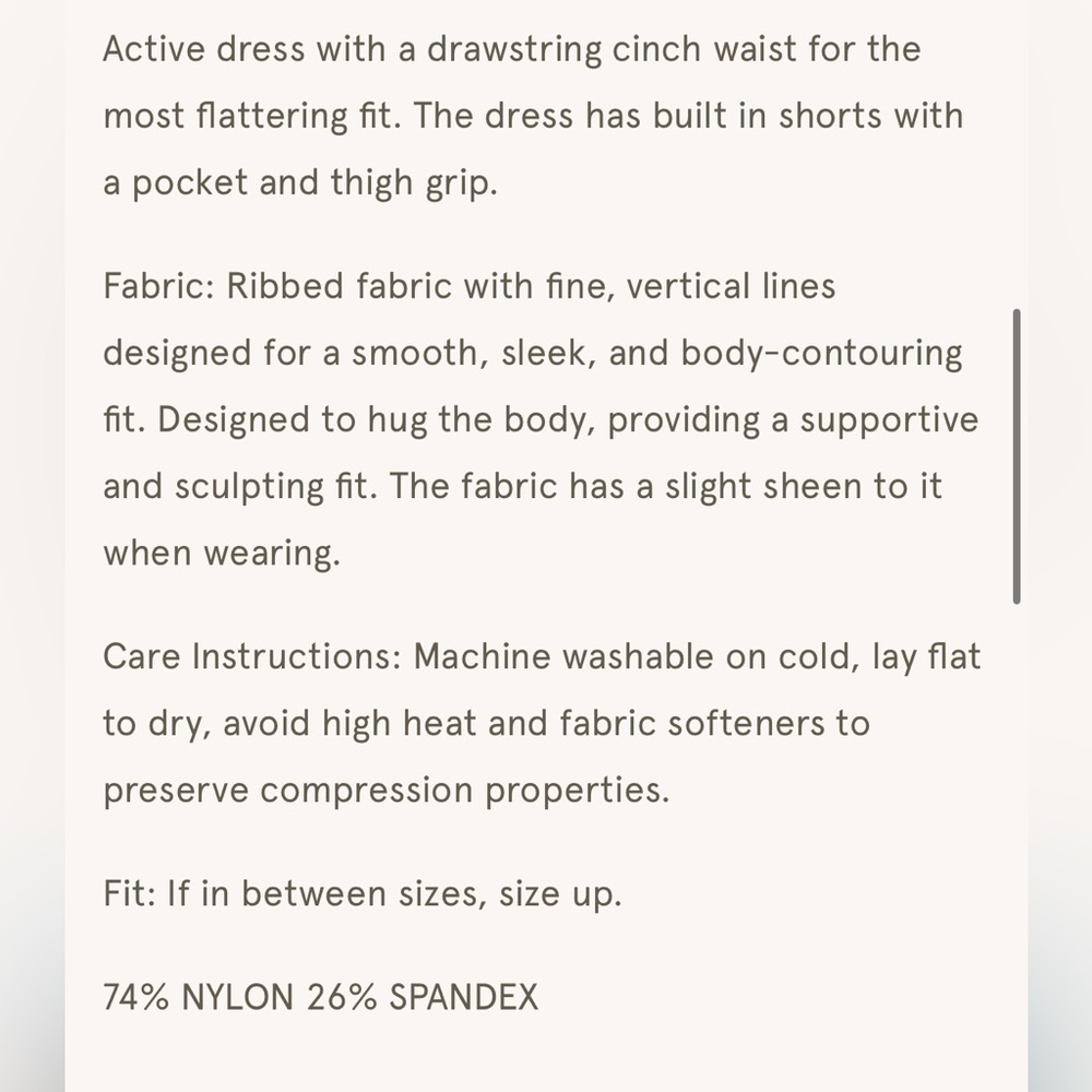 Salt Project Refine Ribbed Do Anything Active Dress - Picture 7 of 7